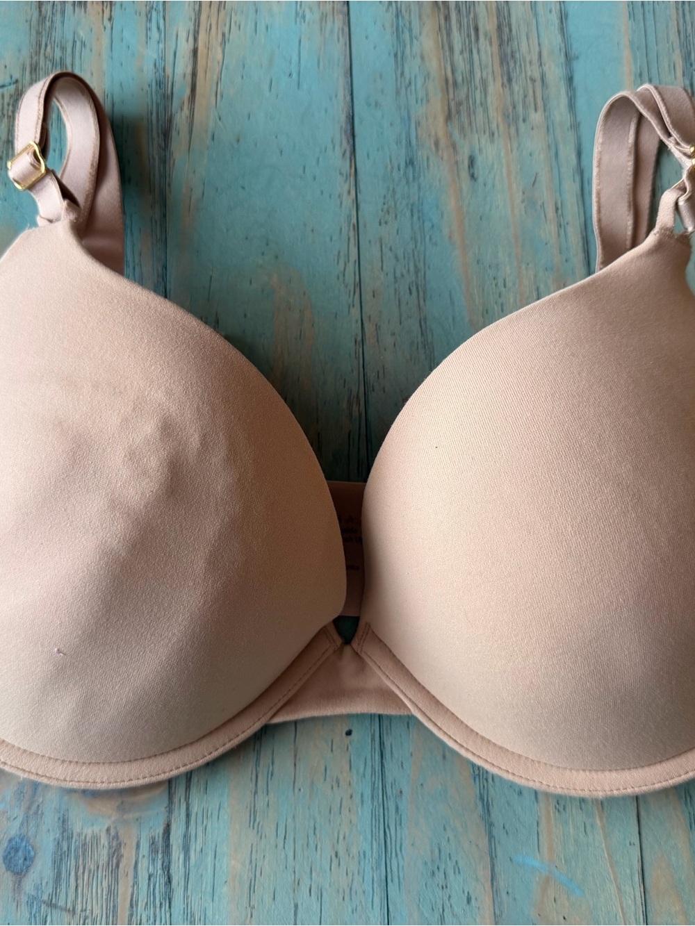 Soma Smooth Light Nude T-Shirt Push Up Bra 36D NWT